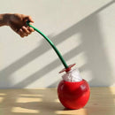 Cherry Toilet Brush and Holder