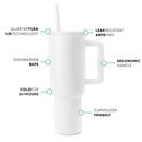 40 oz Tumbler with Handle