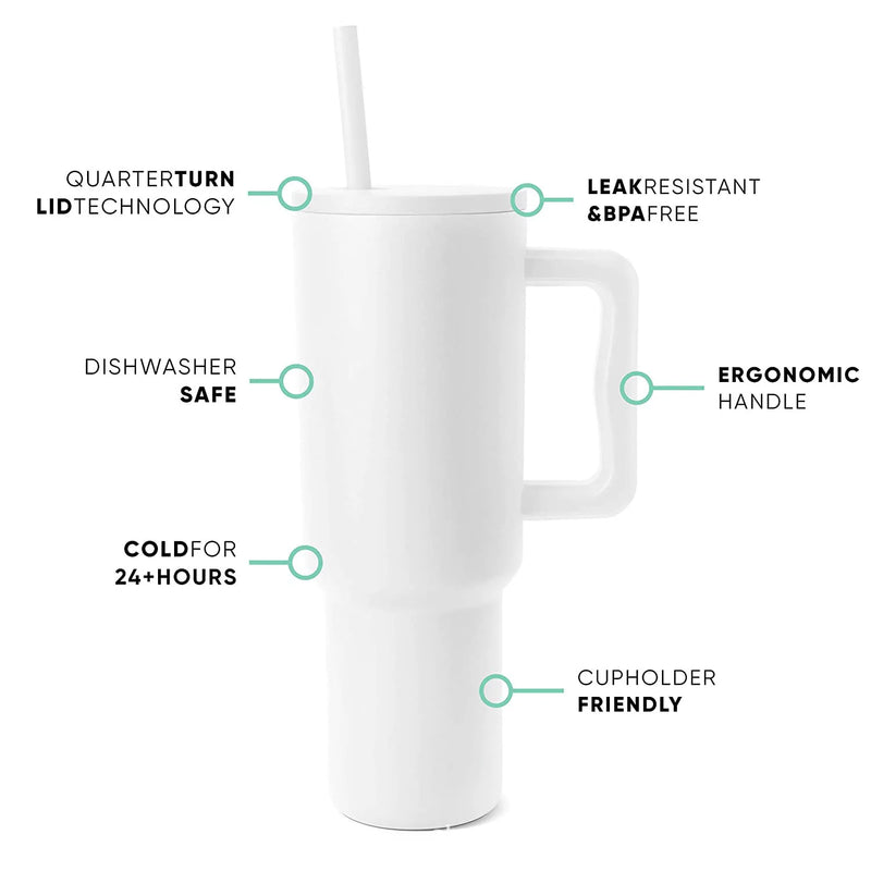 40 oz Tumbler with Handle