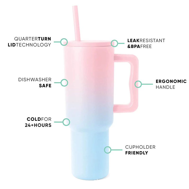 40 oz Tumbler with Handle